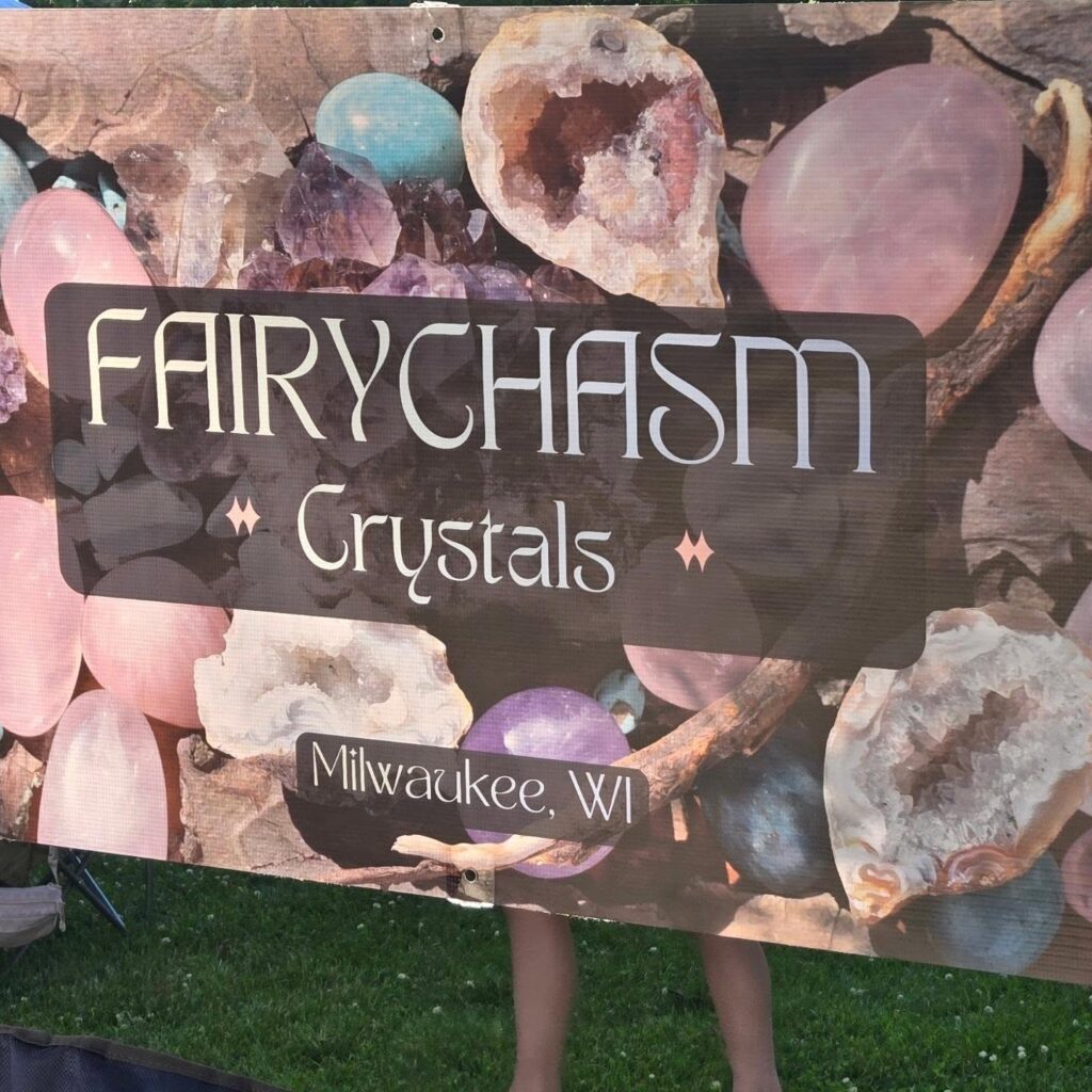 fairy chasm crystals card
