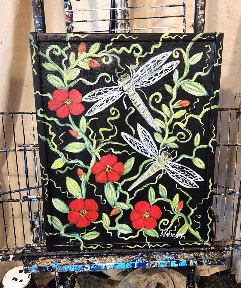 milltown artwork dragonfly